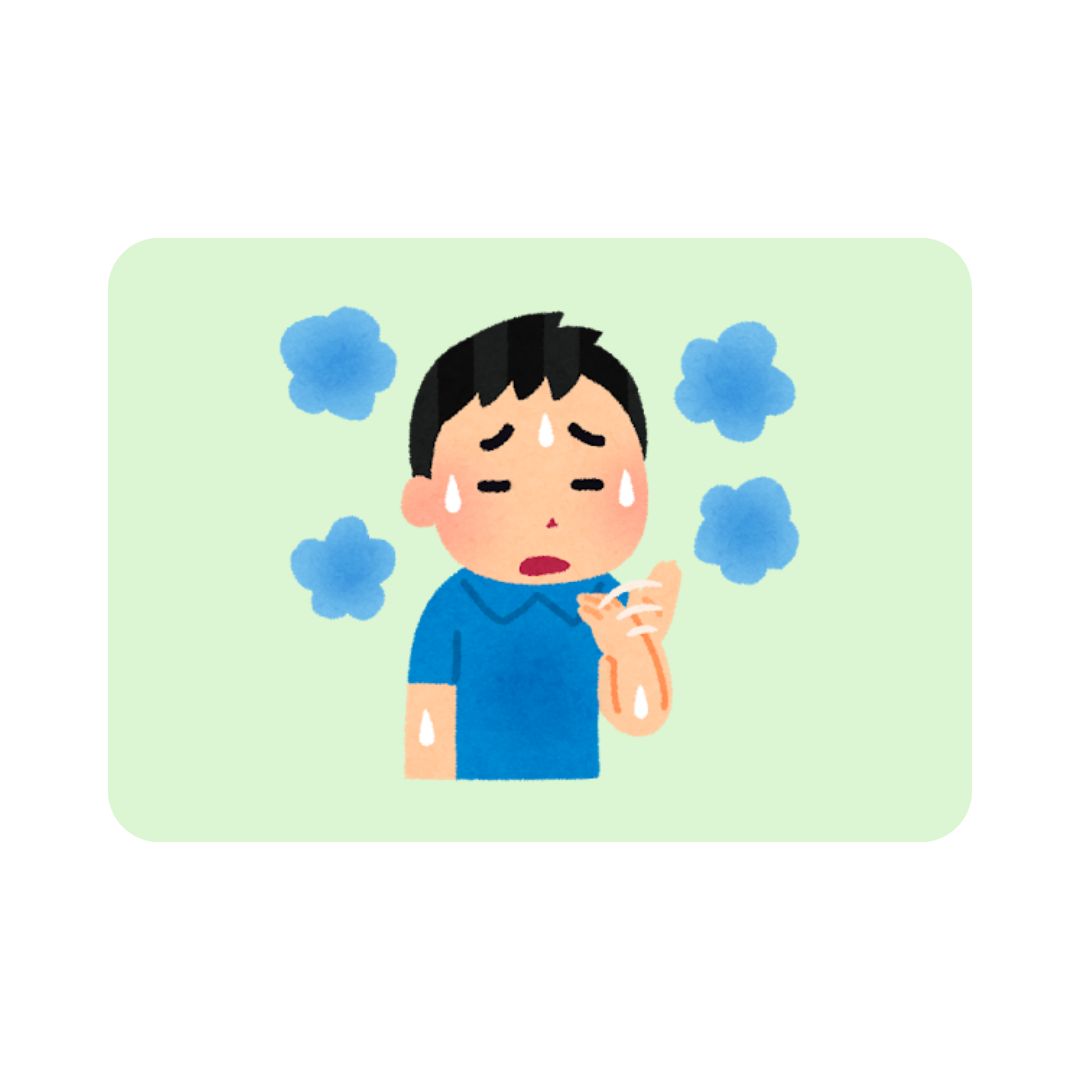 夏は「あせも」に気を付けて！